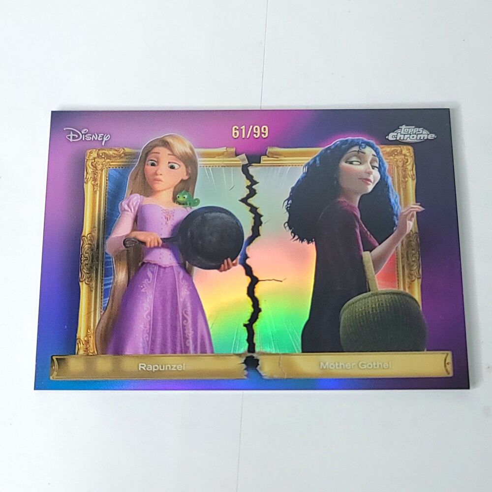 Rapunzel Mother Gothel 2026 Topps Disney Neon Family First Rivals 61/99